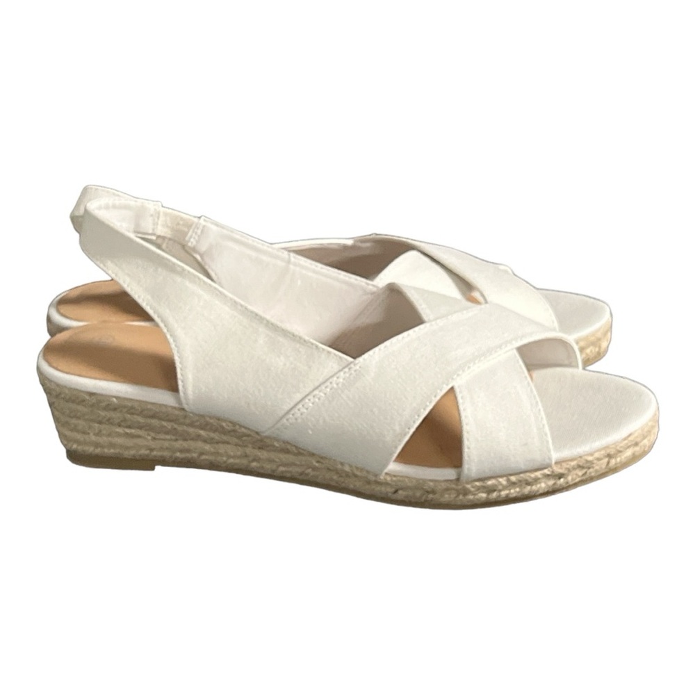 Espadrille Wedge Sandals Platform Shoes Size 10.